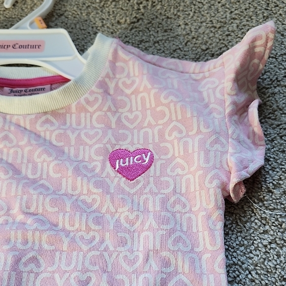 Juicy Couture Light Pink Kids Pajama Set - Picture 3 of 8